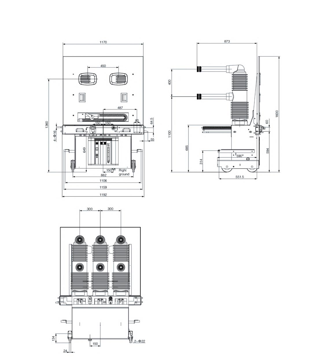ZN85-40.5 indoor VCB